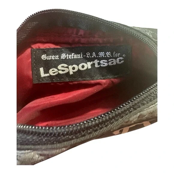 Rare LeSportsac Black and Red Wristlet | Gwen Stefani - Picture 3 of 5